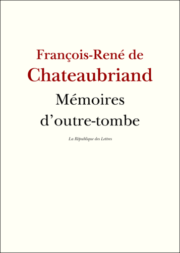 Afficher "Mémoires d'outre-tombe"